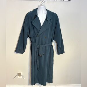 Vintage Bugatti trench coat removable wool lining size 42R
